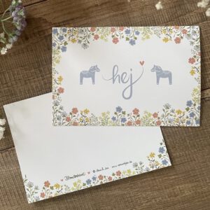 Große Postkarte "Blomsterhavet"