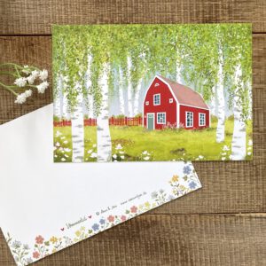 Große Postkarte "Sommartid"