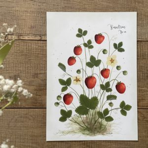 Poster / Kunstdruck "Smultron No. 479"- DIN A4