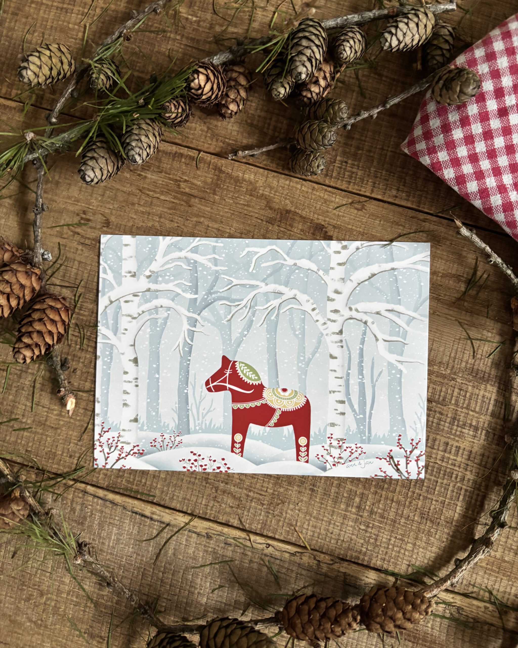 Postkarte "God Jul" – Bild 2