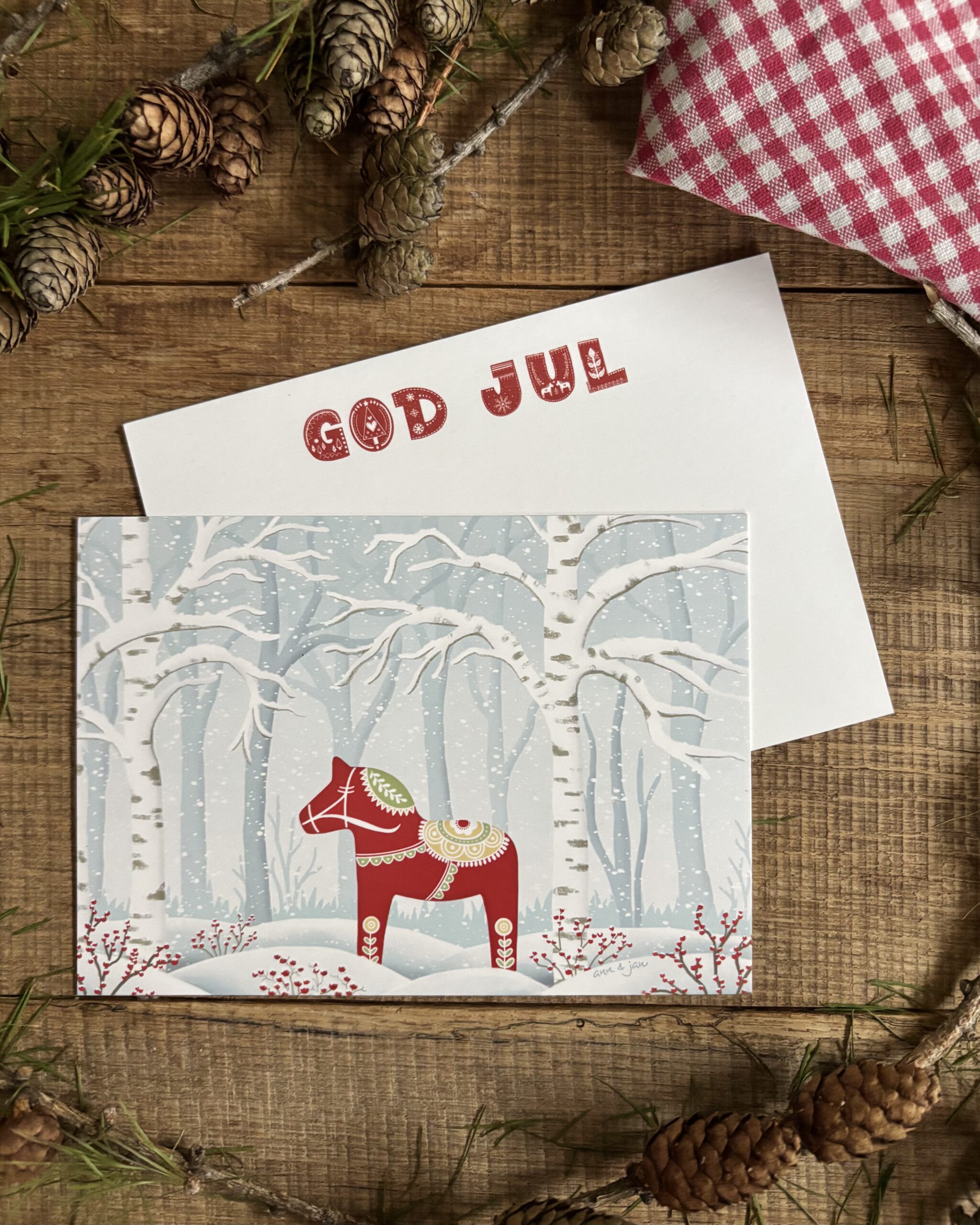 Postkarte "God Jul"