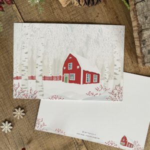 Große Postkarte "Winterzeit"