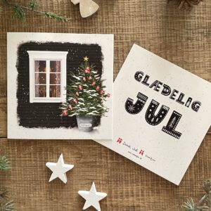Klappkarte "Dansk Jul" inkl. Kuvert