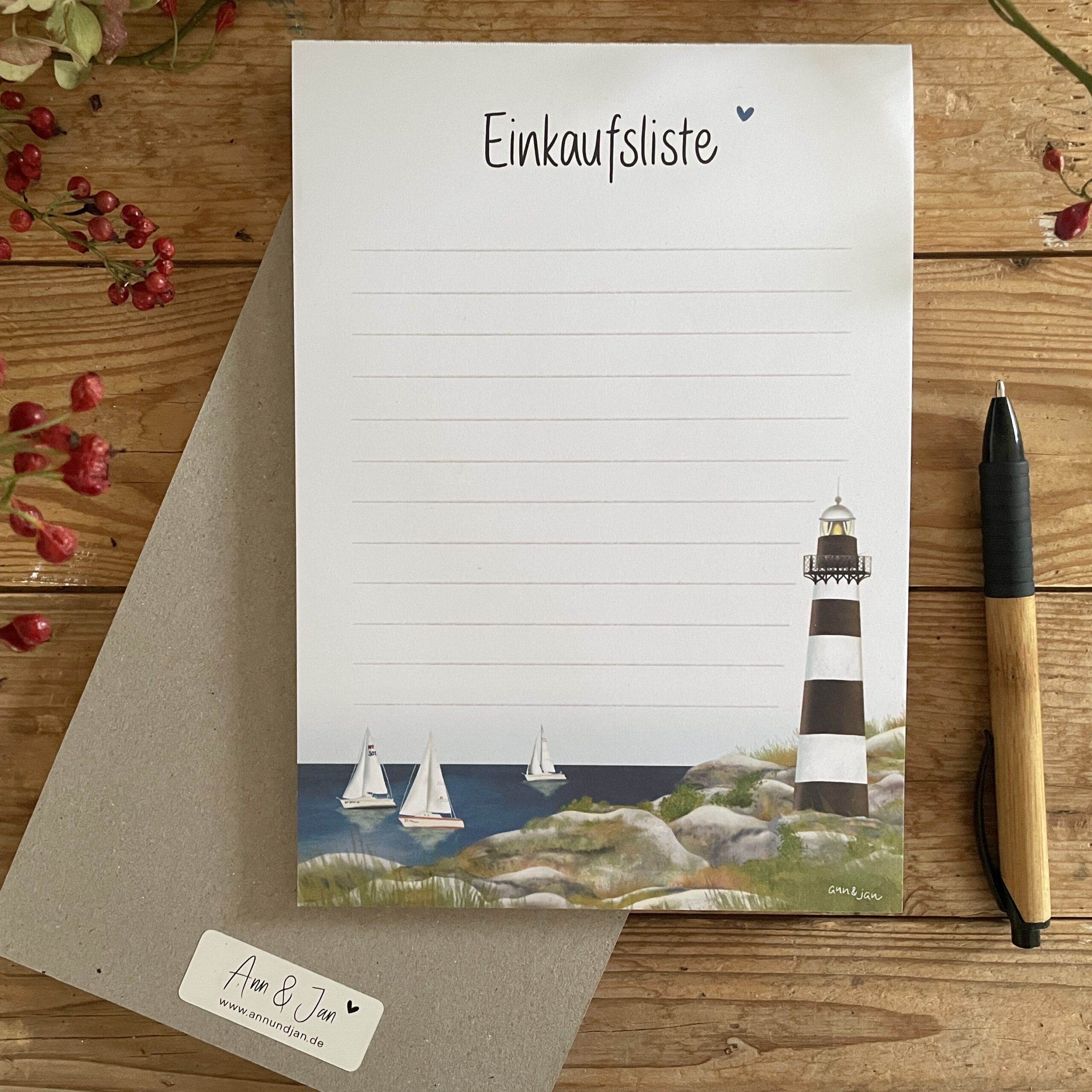 DIN A5 Block "Einkaufsliste Bengt"