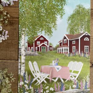 Poster / Kunstdruck "Sommergarten"- DIN A4