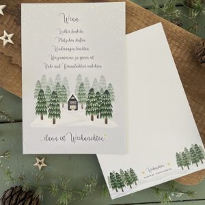 Große Postkarte "... dann ist Weihnachten"