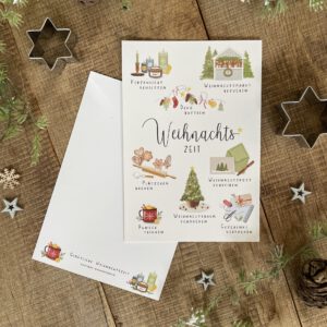 Große Postkarte "Gemütliche Weihnachtszeit"
