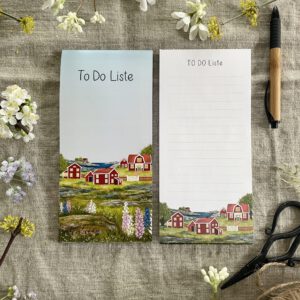 Notizblock "Lasse" To Do Liste - DIN lang (10 x 21 cm)