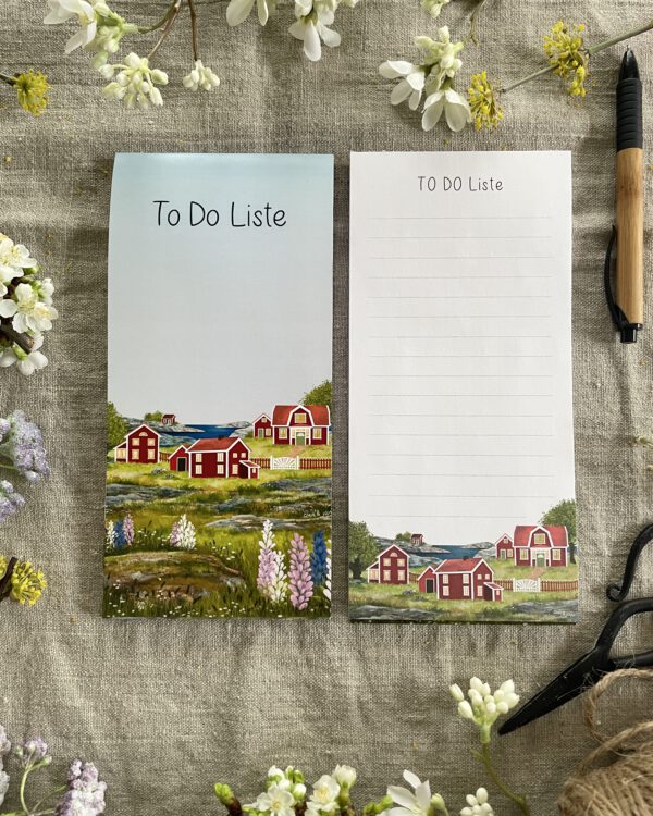 Notizblock "Lasse" To Do Liste - DIN lang (10 x 21 cm) – Bild 3