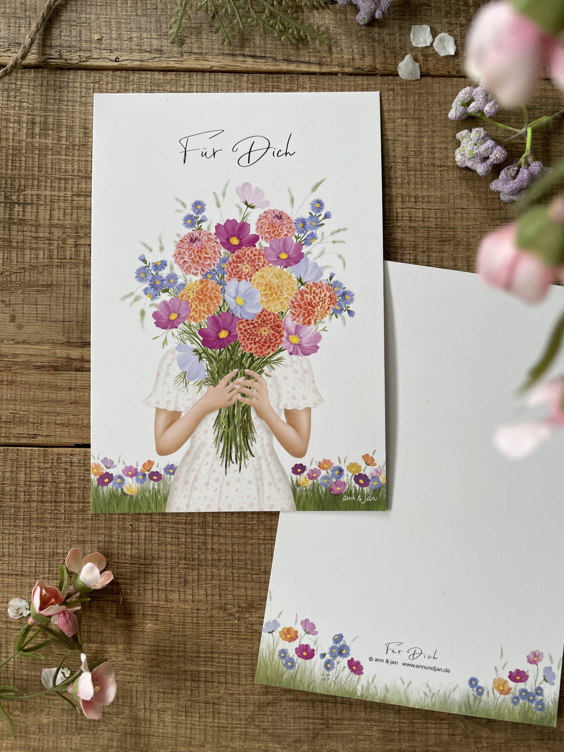 Große Postkarte "Für Dich"