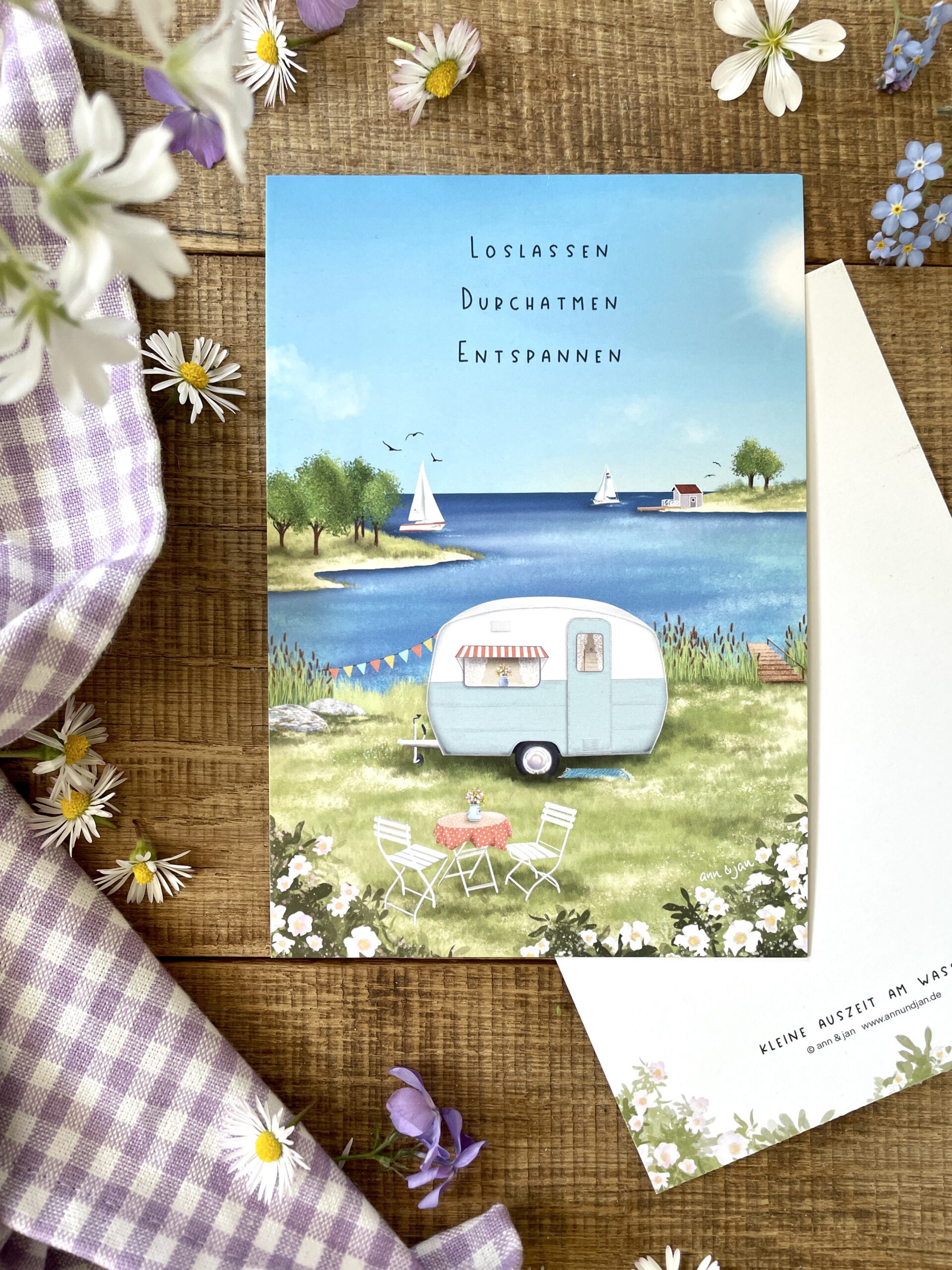 Große Postkarte "Kleine Auszeit am Wasser" – Bild 2