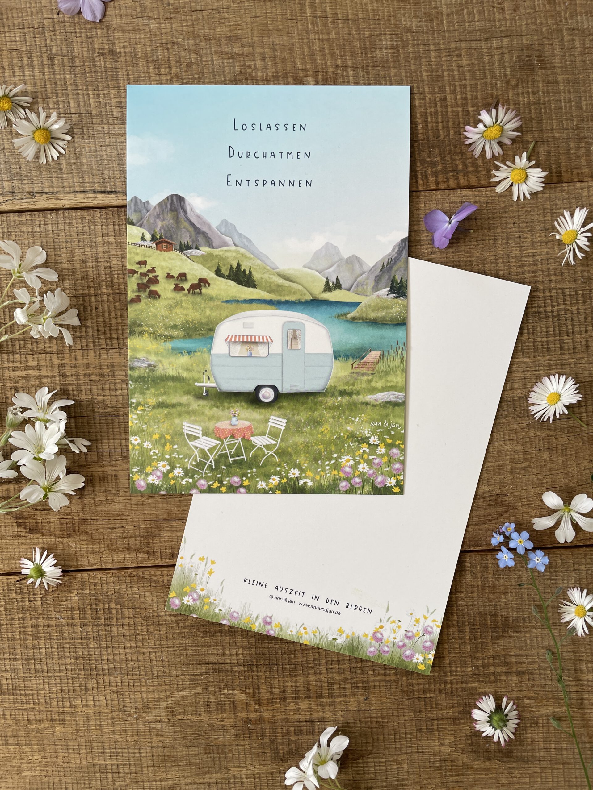 Große Postkarte "Kleine Auszeit in den Bergen" – Bild 2