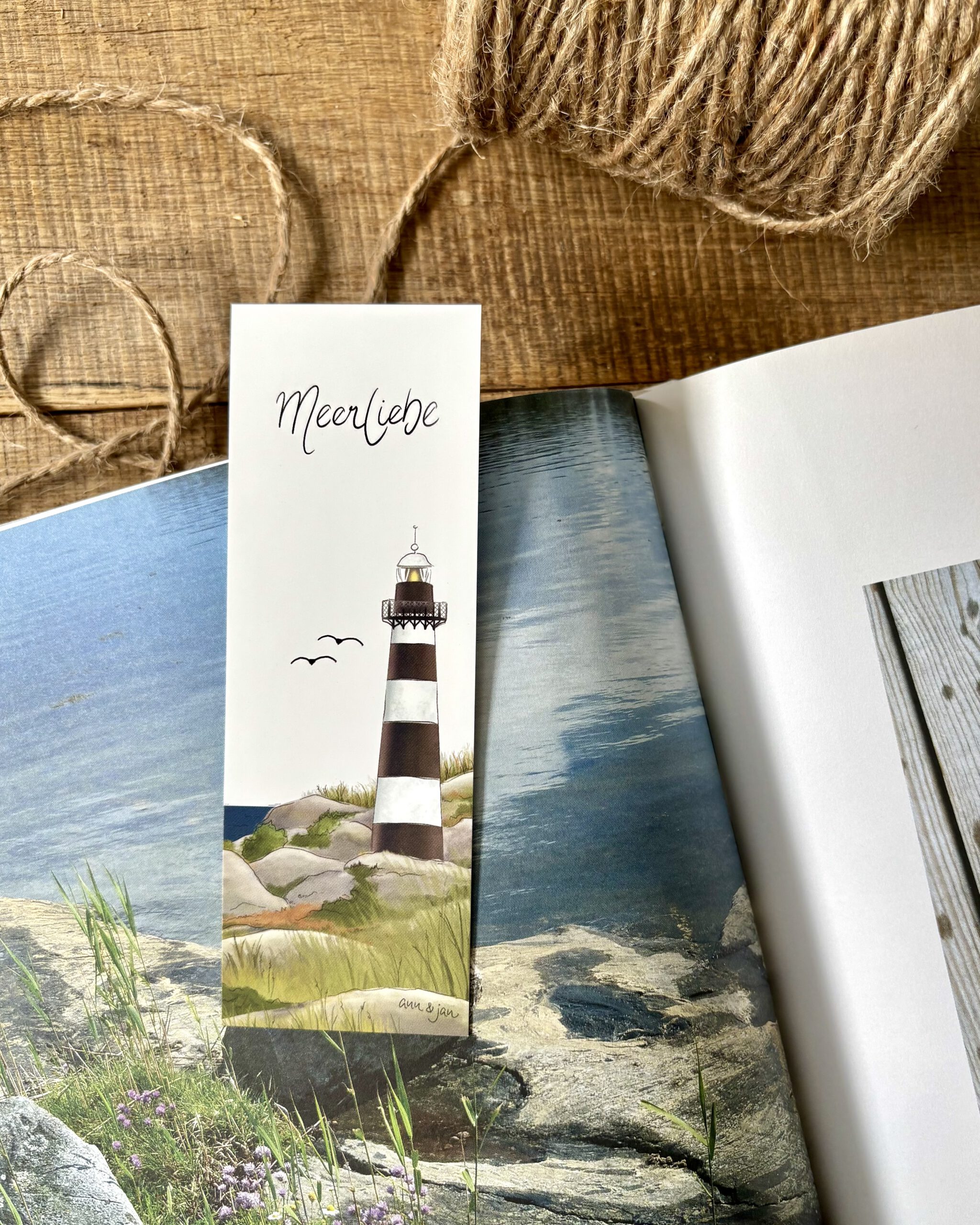 Lesezeichen "Meerliebe"