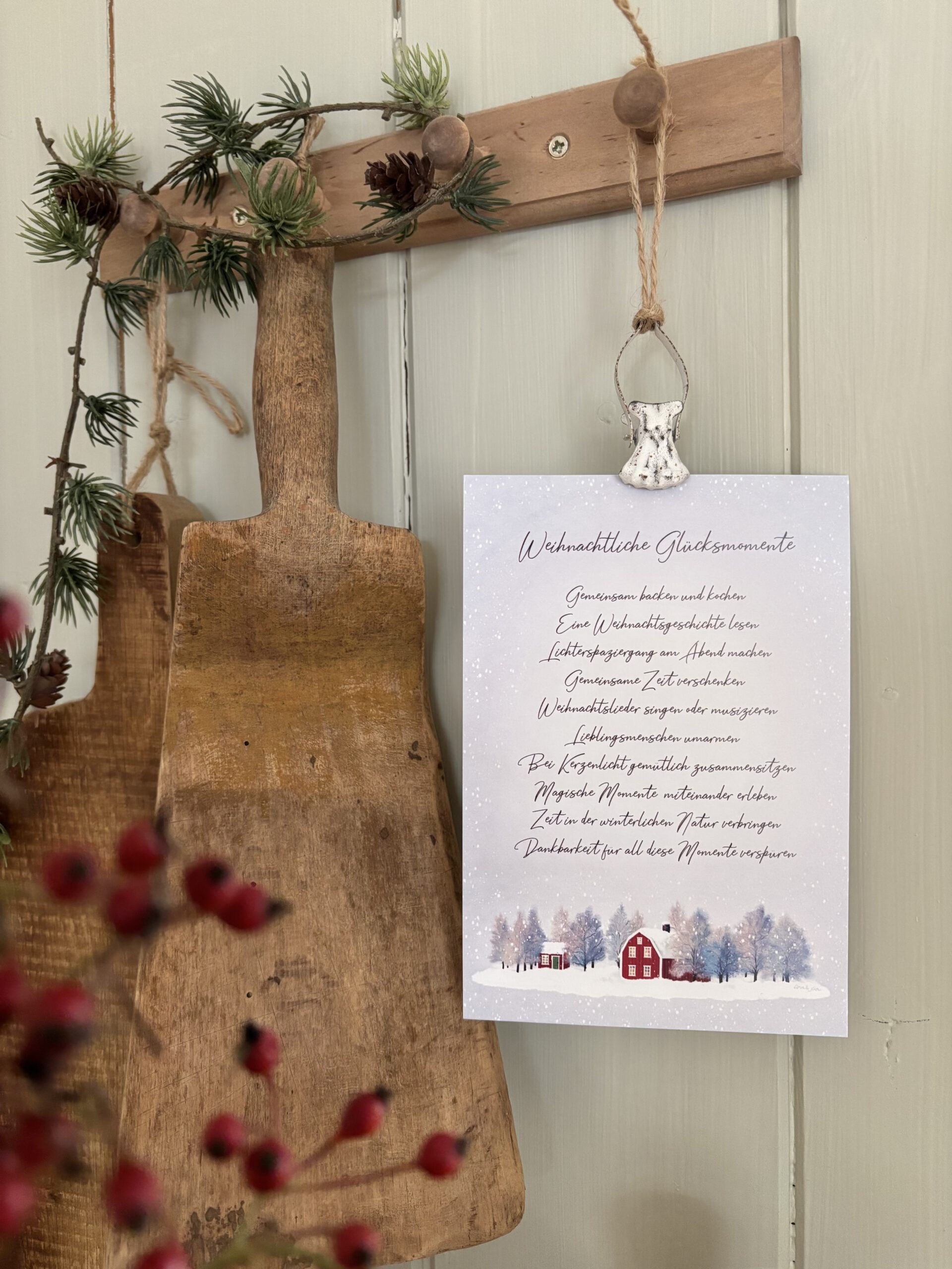 Große Postkarte "Weihnachtliche Glücksmomente" – Bild 3