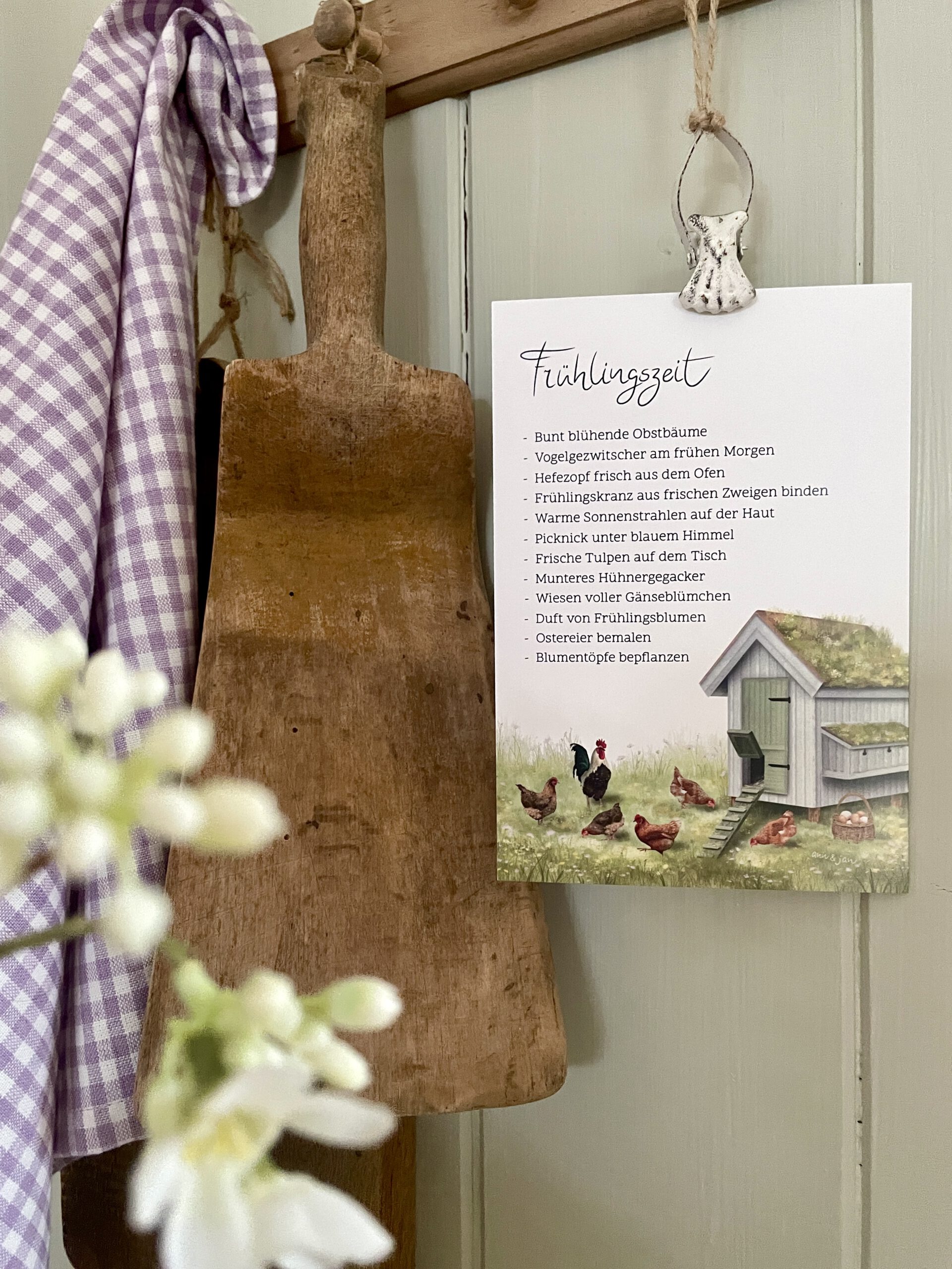 Große Postkarte "Frühlingszeit" – Bild 2