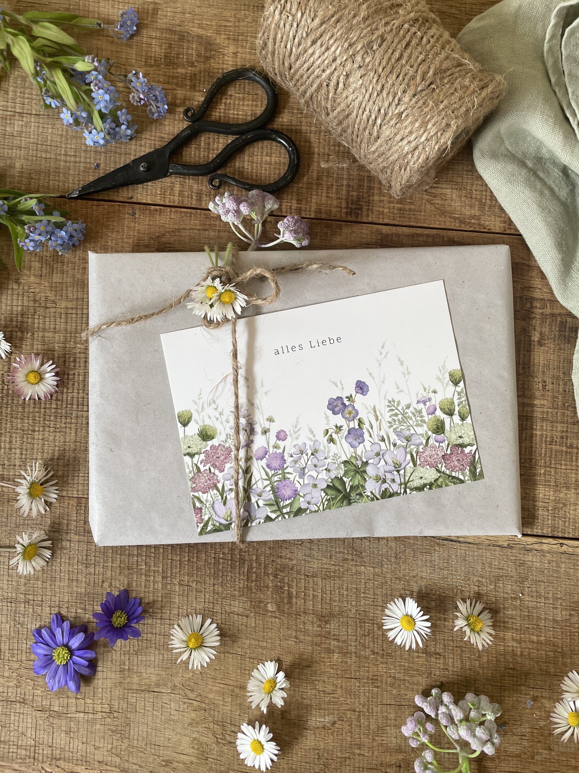 Postkarte "alles Liebe" - DIN A6 – Bild 3