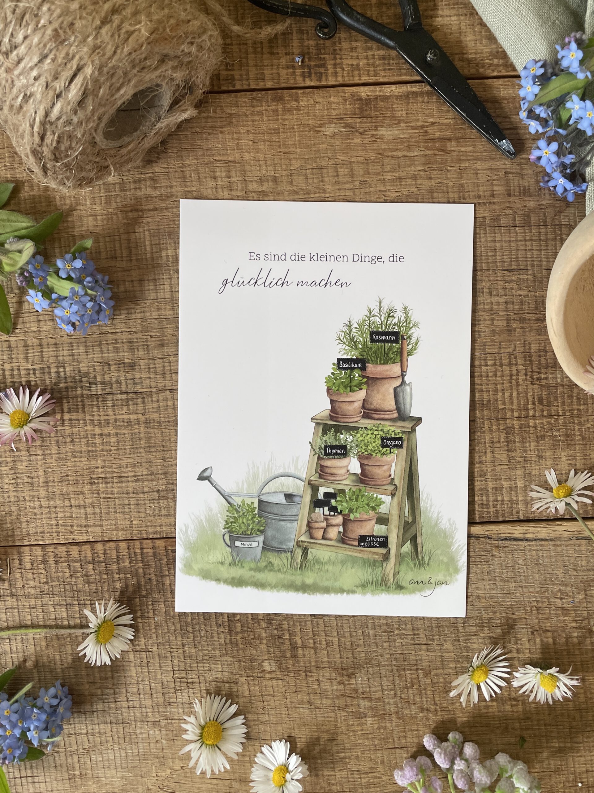 Postkarte "die kleinen Dinge" - DIN A6 – Bild 2