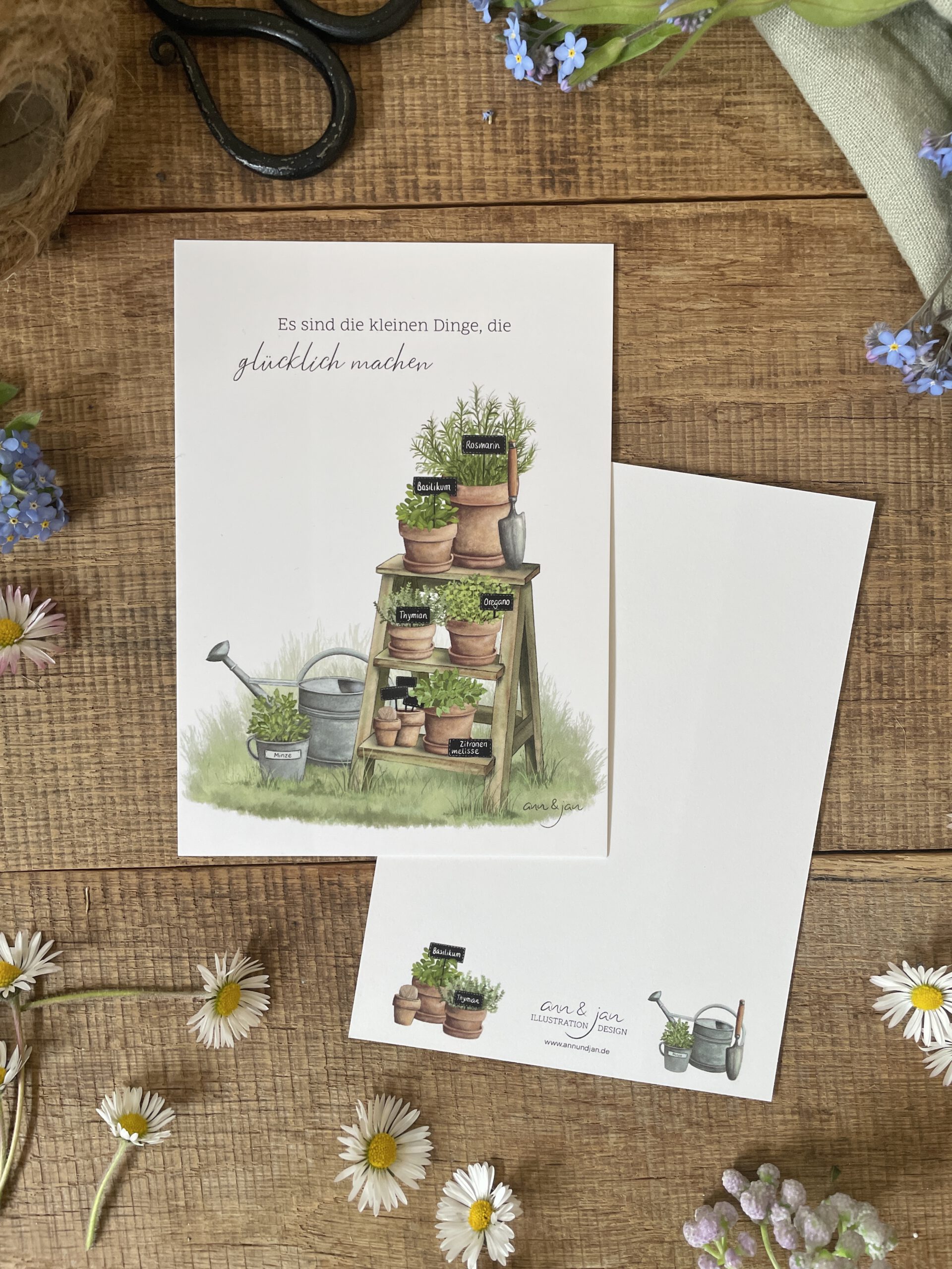 Postkarte "die kleinen Dinge" - DIN A6