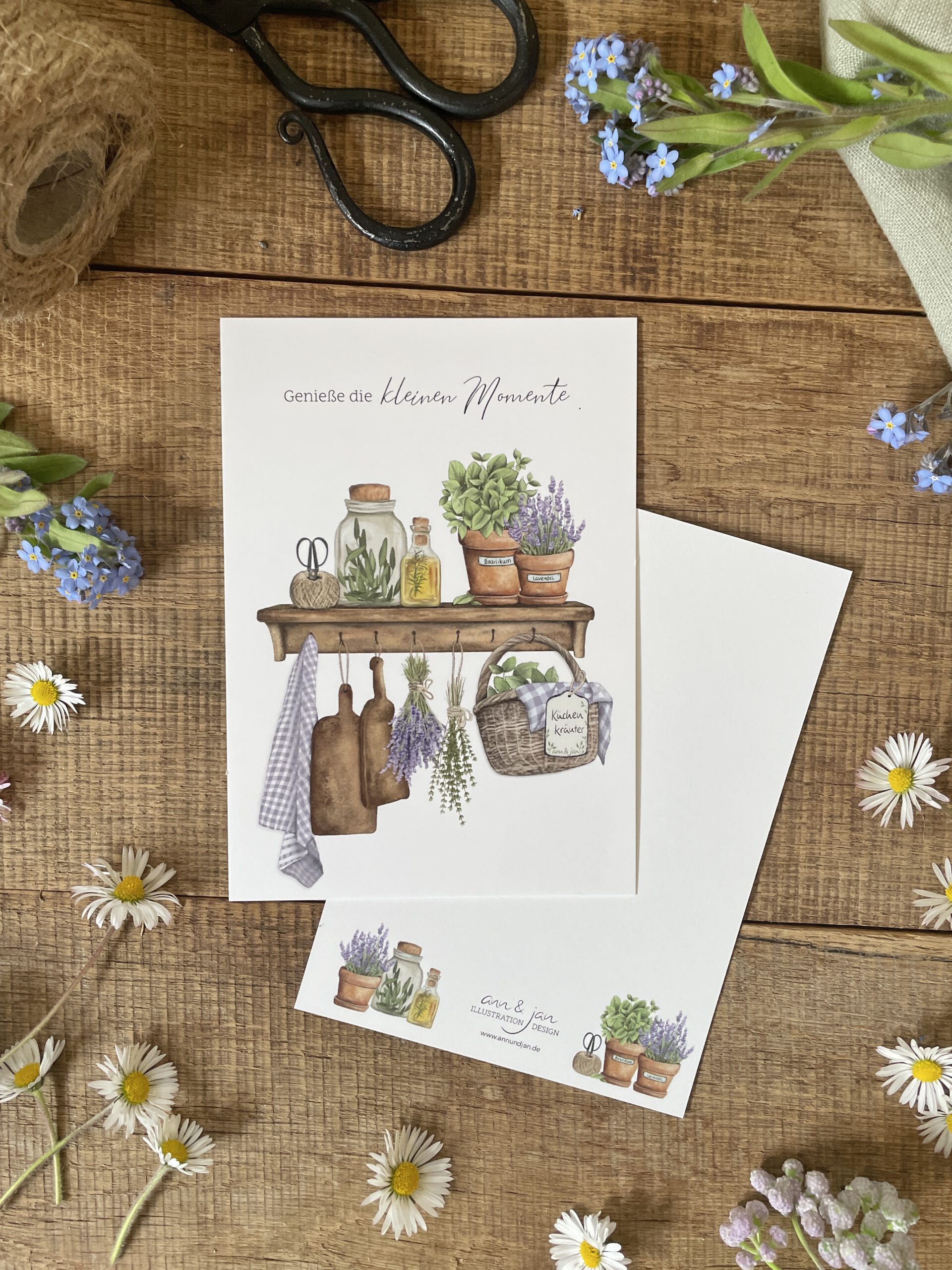 Postkarte "die kleinen Momente" - DIN A6