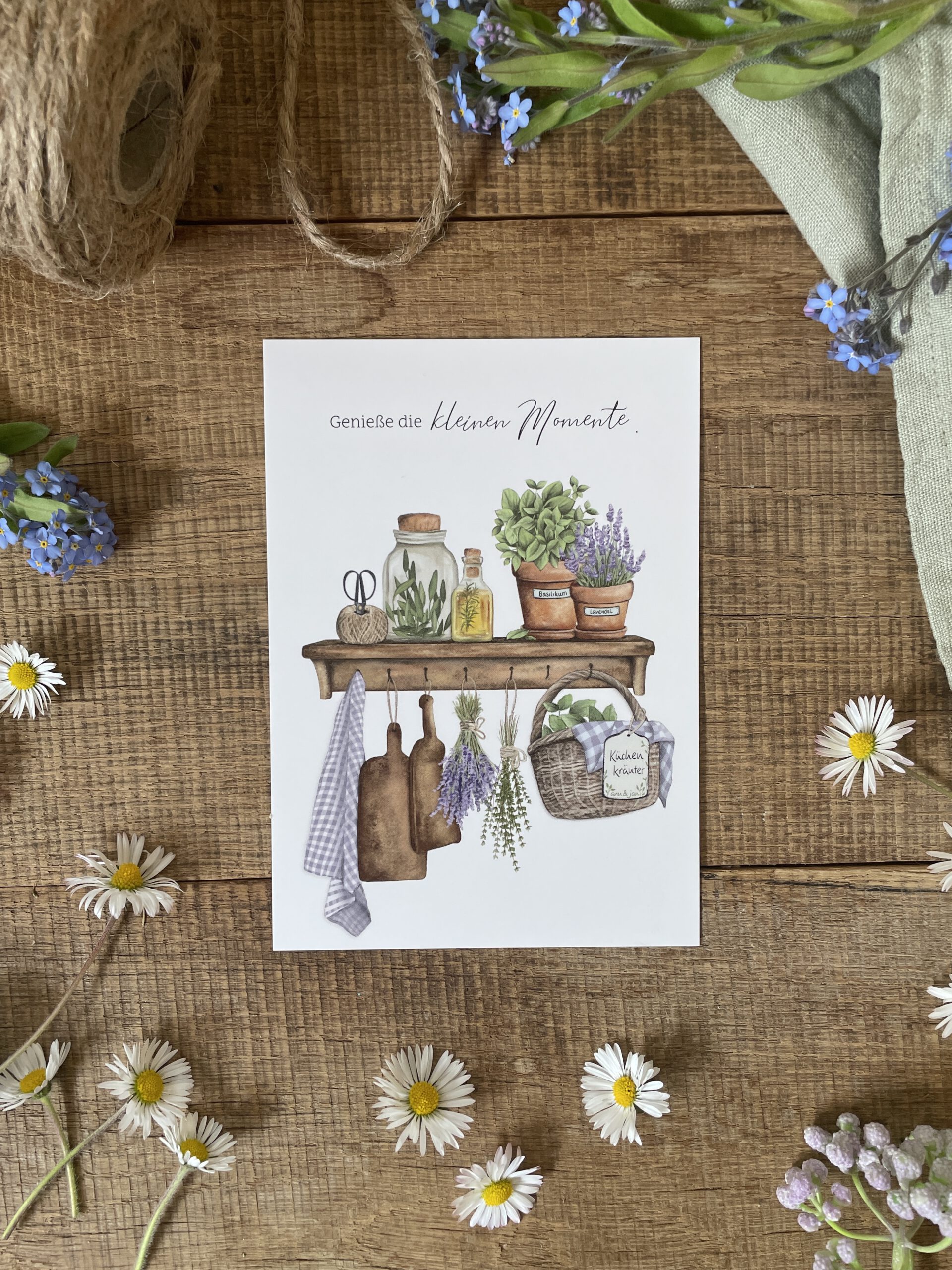 Postkarte "die kleinen Momente" - DIN A6 – Bild 2